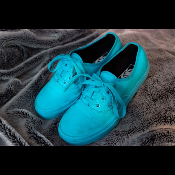 Blue/Turquoise Vans - Picture 2 of 8